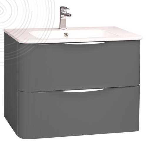 ダブル洗面台 - MANNAR 401511119 - AYOR BATHROOM - 壁掛け式 / MDF / セラミック製