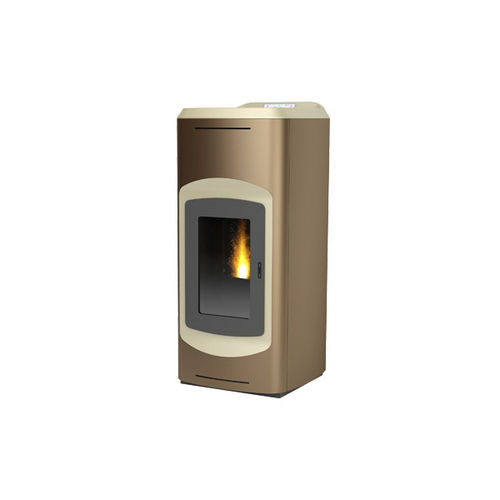 ぺレット給湯機能付きストーブ - TOSCA 18 - Laminox S.r.l. - 10 kW...20 kW / 5 kW...10 kW / 0 - 5 kW