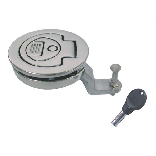 スライドドア用取手 - 814060 - Marinetech Edelstahlhandel - ポリッシュステンレススチール製 / 現代風 / 内蔵型ロック付