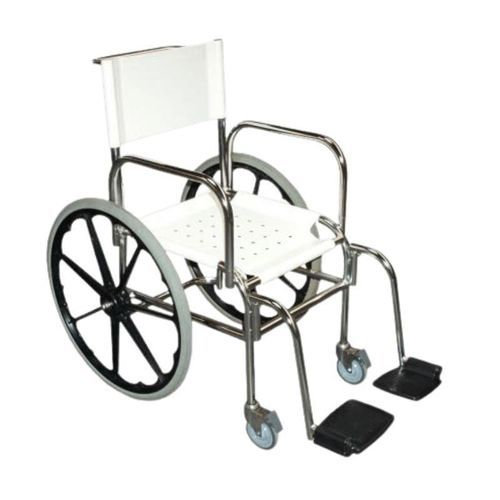 ステンレス製医療用アームチェア - 8140.01 - France REVAL - キャスター付き / 人間工学 / 白色