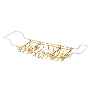 壁取り付け式棚 - DELUXE - Opus Bathrooms - 現代風 / クロムメッキ金属 / 光沢のある真鍮製