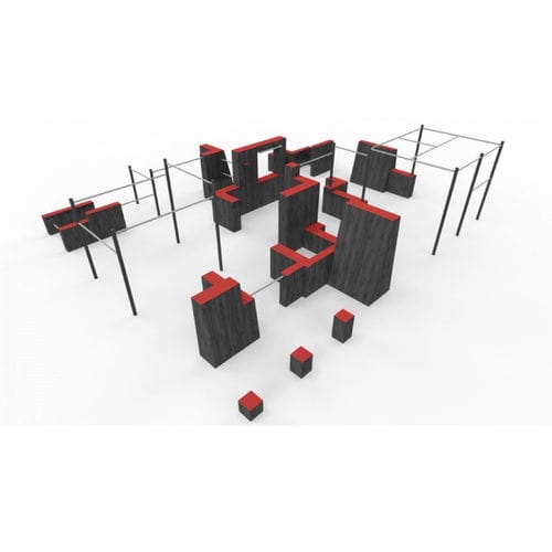 プレイグランド用障害物コース - PARKOUR L - Tiptiptap - 屋外用 / ステッピング