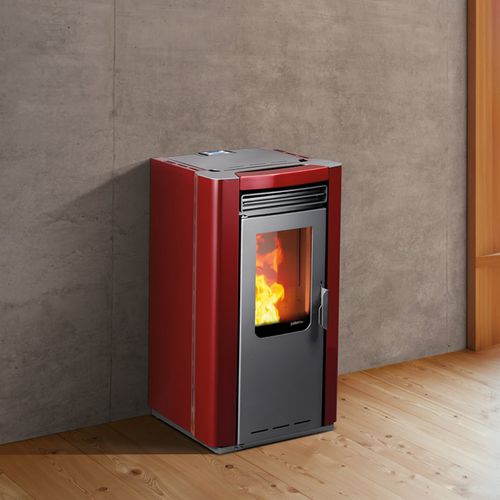 ぺレットストーブ - GLORIA PIU - paterno - 5 kW...10 kW / 現代風 / スチール製