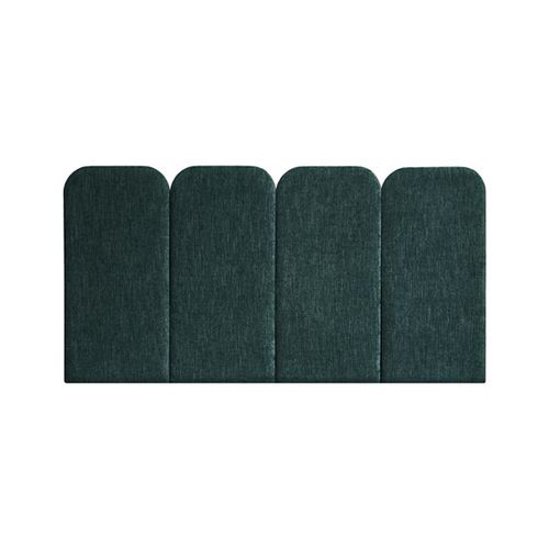 ダブルベッドヘッドボード - PAN: VELVET VERT - NUÉE ÉDITION - 現代風 / 布製 / 布張り