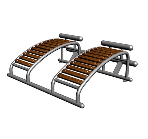 屋外用腹筋運動ベンチ - JA-W1101 - Shandong Jing Ao Sports Equipment Co.,Ltd