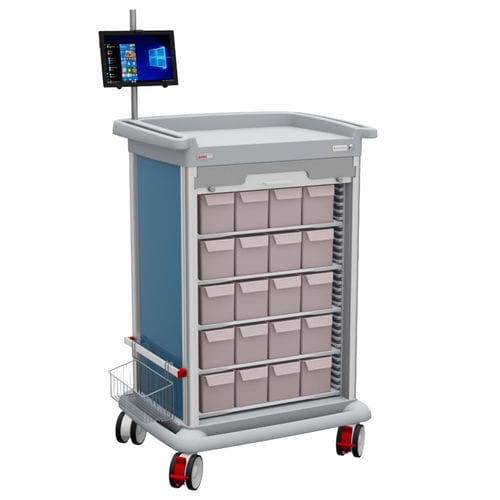 タブレットホルダー付き台車 - PRECISO N°10X – THERAPY - Francehopital - 処置 / 医療施設用 / 病院用