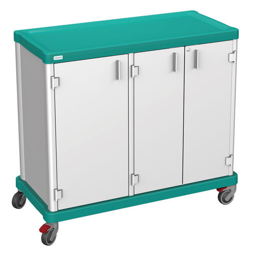 サービス台車 - 2 SECTIONS – 3 DOORS - Francehopital - リネン用 / エステサロン / 医療施設用