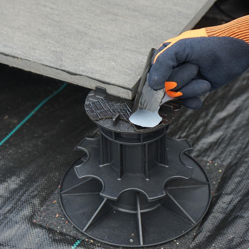 再生プラスチック製上げ床サポート - STICKSOL - SOLIDOR - 高耐久性 / 耐火 / 吸音