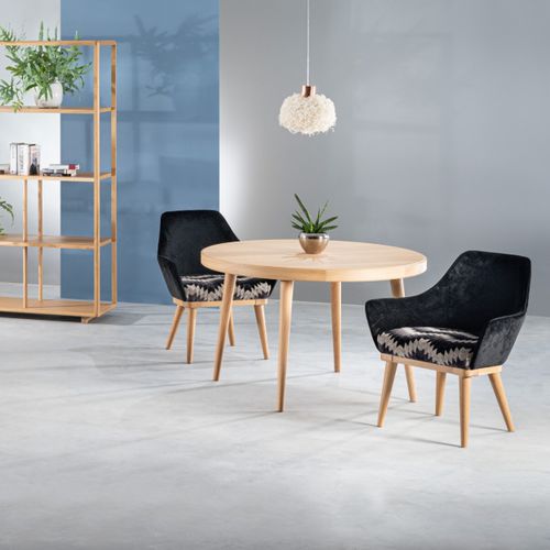 スカンジナビアスタイルダイニングテーブル - AMARANTH - Ziemann Home Design - 木製 / 木製脚 / 長方形