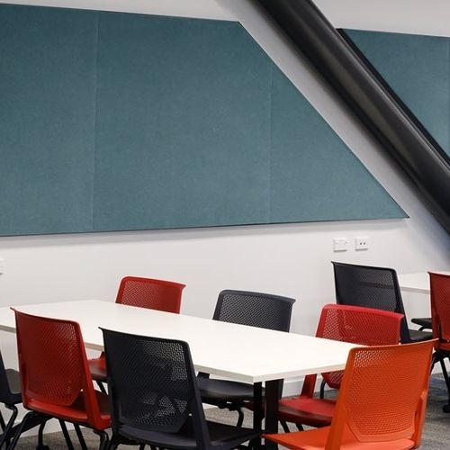 天井用吸音パネル - QUIETSPACE® - AUTEX ACOUSTICS - ポリエステル繊維 / 長方形 / グレー