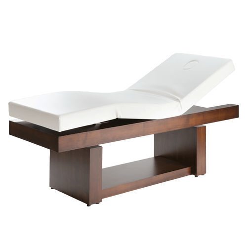 電動マッサージ台 - Manak - Esthetica Spa and Salon Resources Private Limited - チーク材 / 自然オーク材製 / 突板