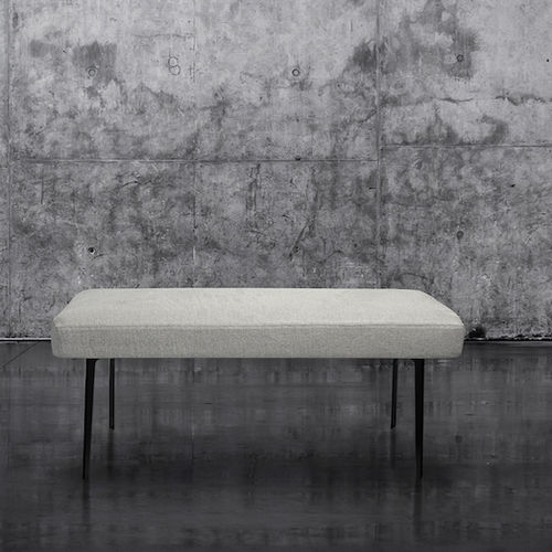 現代風布張りベンチ - CLEMENCE  - Defleure Home Collection - 布製 / 革製 / ブナ材製