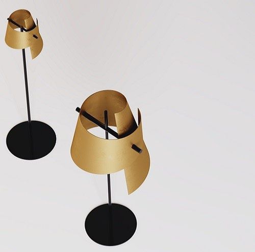 床置きランプ - COCHLEA - Trackdesign - ペイントスチール製 / 現代風 / ワイヤレス