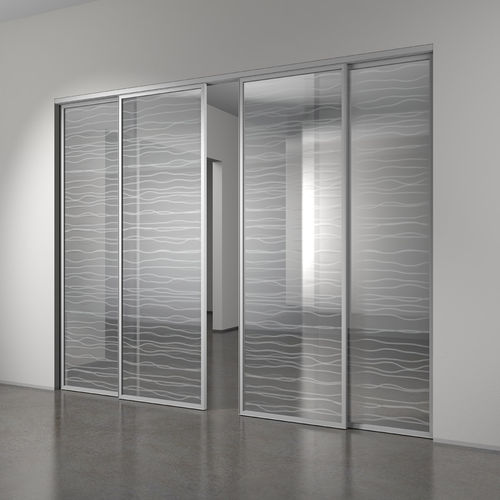 ガラス製スライド式ドア用間仕切りシステム - TELESCOPIC DOUBLE CAVITY FRAME - Premium Sliding Doors