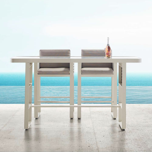 現代風バーテーブル - HY-50016Z - Howvin outdoor furtniture - 金属製 / 金属脚 / 長方形