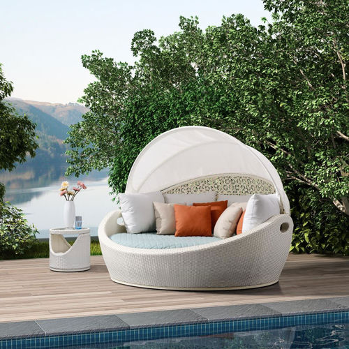 現代風カウチ - H-30046L - Howvin outdoor furtniture - 布製 / 庭用 / キャノピー付き