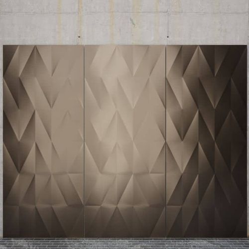 装飾シ－トメタル - UNFOLDED - Binder Parametric Metal GmbH - 有孔 / アルミニウム製 / スチール製