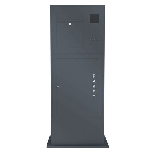 置き型宅配ボックス - DESIGNER : 599BPK-VAR-KSVGI106-R - Briefkasten Manufaktur Lippe GmbH - 単独 / 内蔵インターコム / カスタマイズ可能