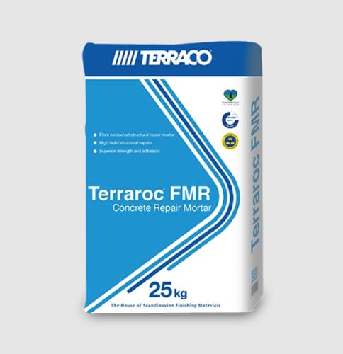 ファイバー強化モルタル - TERRAROC FMR    - Terraco LLC. Ltd - 修復 / コンクリート用 / セメント系