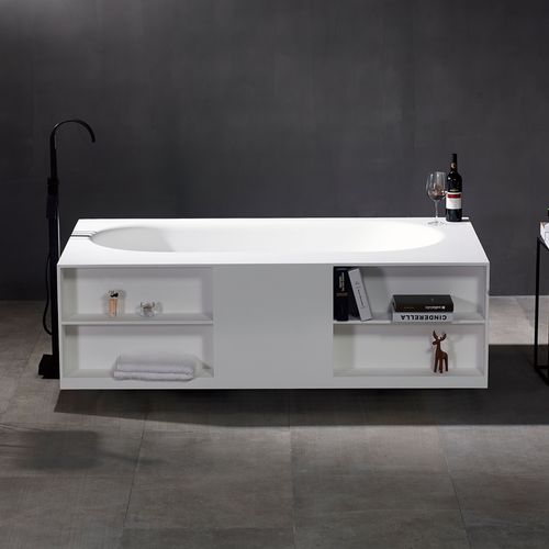 楕円形浴槽 - YL6017 - FOSHAN ARTLAND SANITARY WARE CO.LTd. - 正方形 / 自立式 / 一体型