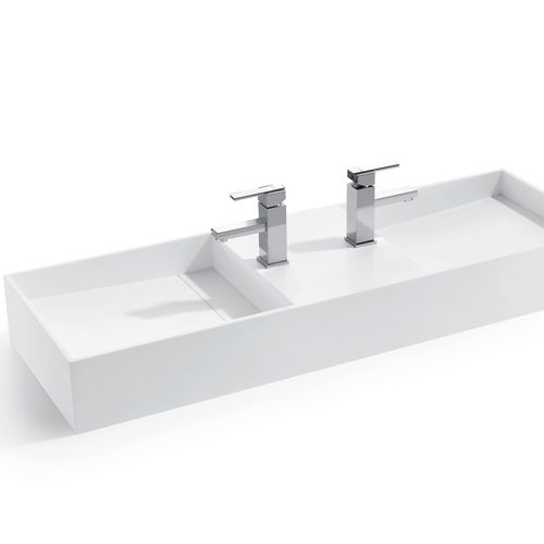 カウンタートップ型洗面器 - YL1111 - FOSHAN ARTLAND SANITARY WARE CO.LTd. - ミネラル鋳造製 / 個体表面 / オーダーメイド