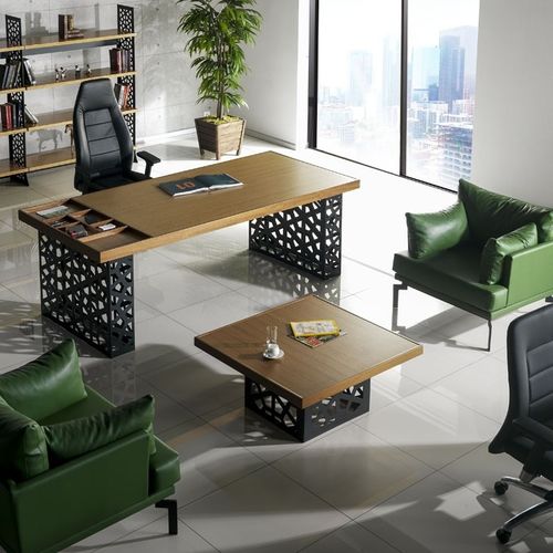 エグゼクティブデスク - GALA - Flekssit Office Furniture - 現代風 / 木製 / 収納付き