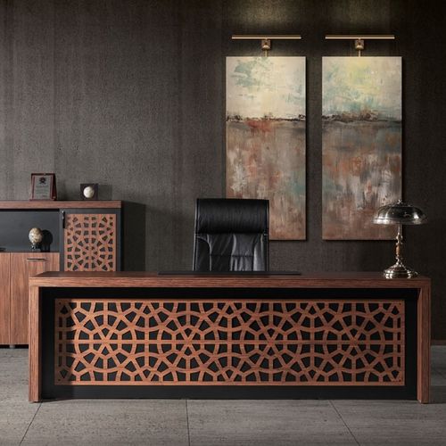 エグゼクティブデスク - ANATOLIA - Flekssit Office Furniture - 床置き / 伝統的 / 木製