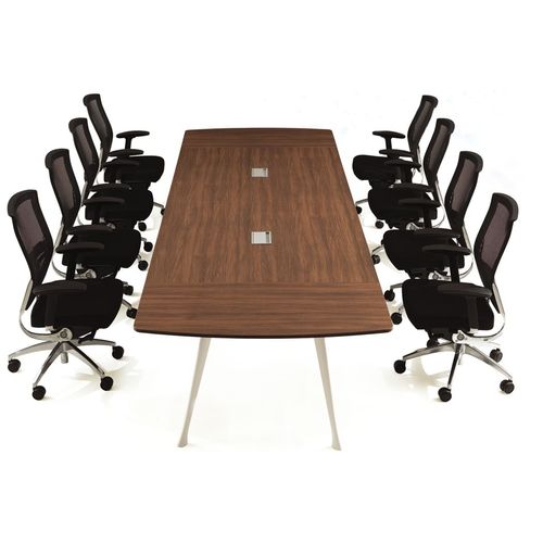 現代風会議用テーブル - I TOSS - Flekssit Office Furniture - メラミン / アルミニウム脚 / 長方形