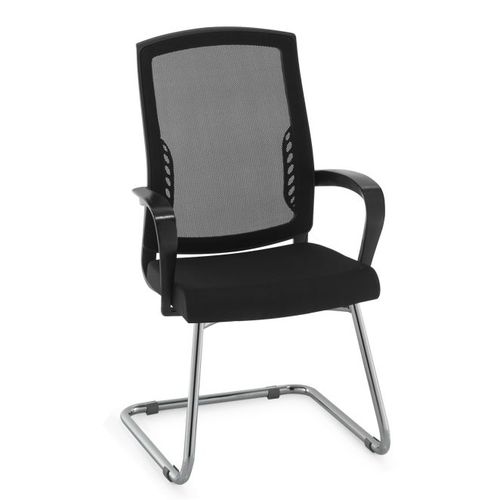 現代風来客用椅子 - İKON - Flekssit Office Furniture - 屋内用 / メッシュ / 革製