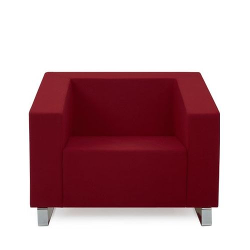 現代風アームチェア - JIVAL - Flekssit Office Furniture - 布製 / 金属製 / 布張り
