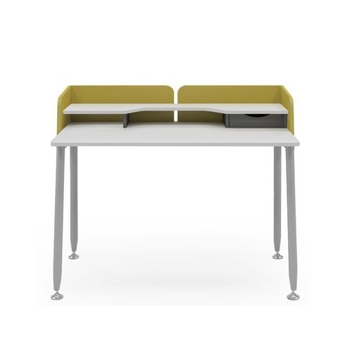 現代風デスク - FLORA - Flekssit Office Furniture - メラミン / 4脚 / テレワーク用