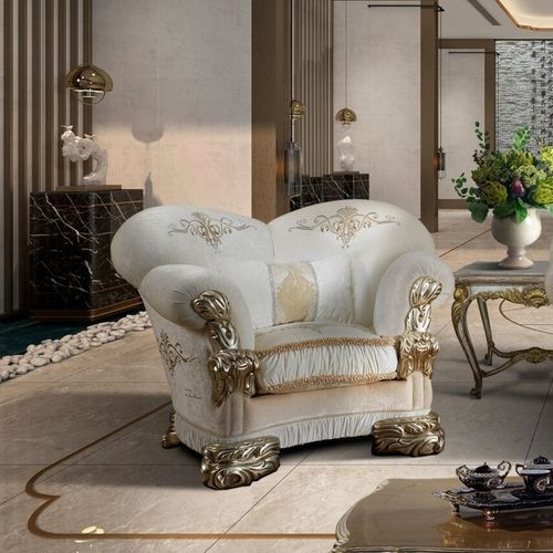 伝統的アームチェア - VANITY - DI MARCO INTERIOR SOFA - 布製 / 無垢材 / カスタマイズ可能