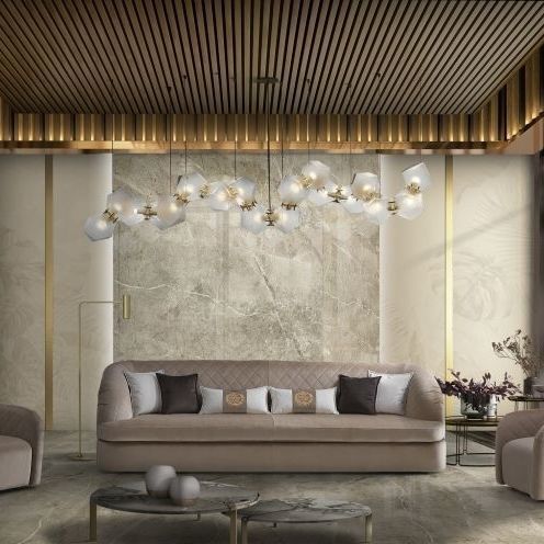 現代風ソファー - TOKYO - DI MARCO INTERIOR SOFA - 布製 / 肘掛け付き / クッション