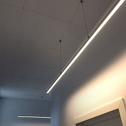 直付け照明プロファイル - 3035-O - Klus Design - 吊り下げ式 / LED / 業務用