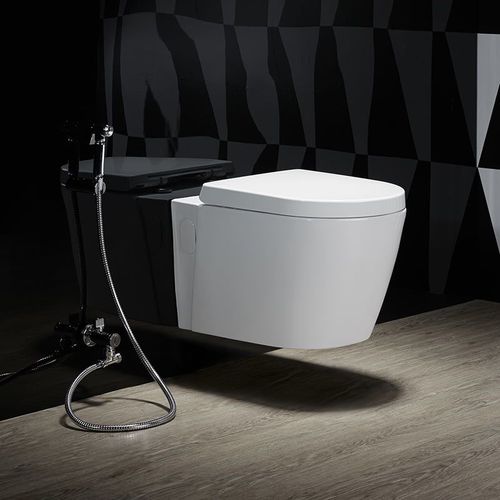壁掛け式トイレ - MP-2380 - MOPO SANITARY WARE - セラミック製 / 細長い / 白色