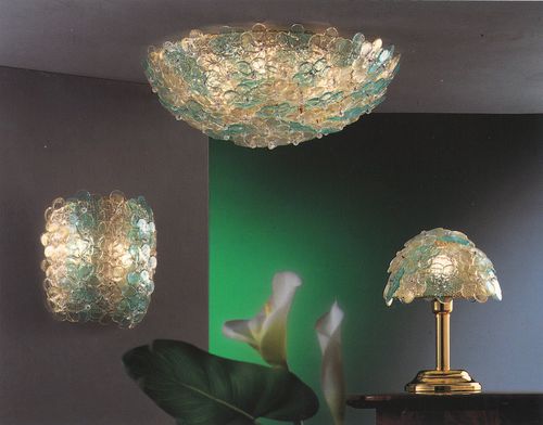 現代風シーリングライト - FIORI ORO PL - BOTTEGA VENEZIANA - 円形 / ムラノガラス製 / LED