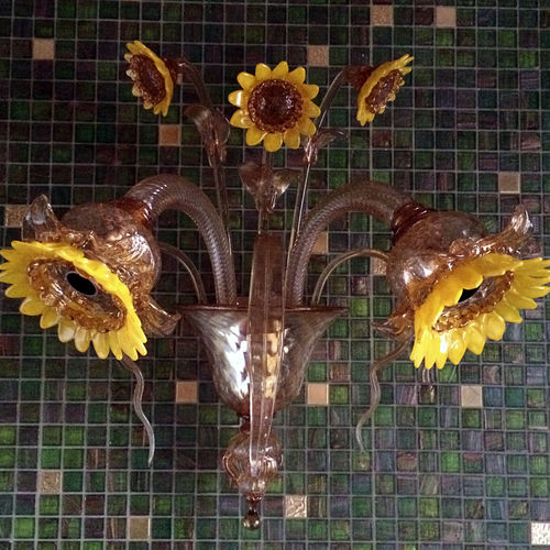 伝統的壁掛け照明 - GIRASOLI - BOTTEGA VENEZIANA - 屋内用 / 吹きガラス製 / ムラノガラス製