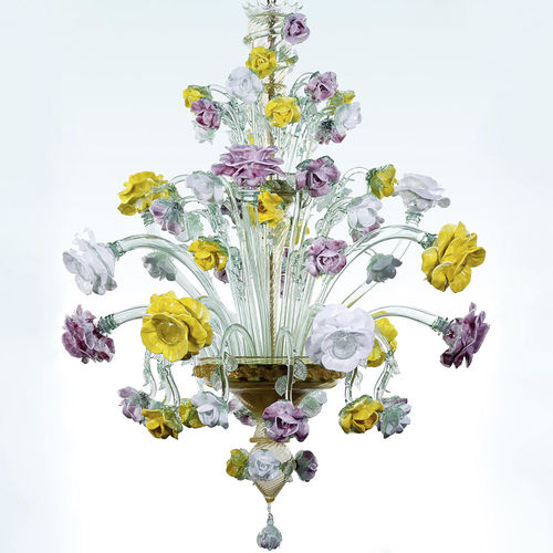 伝統的シャンデリア - BOUQUET - BOTTEGA VENEZIANA - 吹きガラス製 / ムラノガラス製 / 電球12個