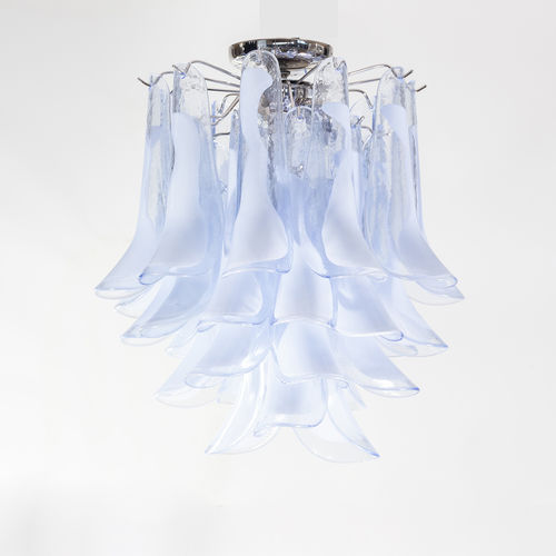 アールデコシーリングライト - Artemide azzurro - BOTTEGA VENEZIANA - ムラノガラス製 / LED / ハンドメイド