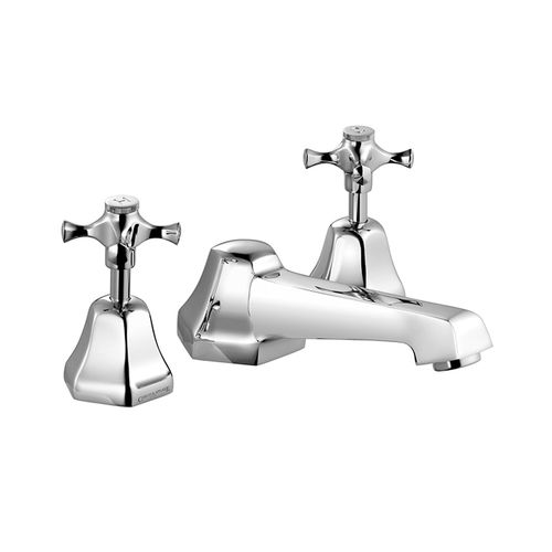 バスタブ用ダブルハンドル混合水栓 - 27 612 583 -  Czech & Speake - カウンタートップ / クロムメッキ金属 / ニッケル製