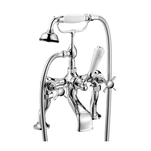 バスタブ用ダブルハンドル混合水栓 - 25 033 581 -  Czech & Speake - カウンタートップ / クロムメッキ金属 / バスルーム用