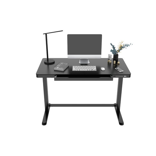 床置きデスク - ET118-N - Loctek Ergonomic Technology Corp. - 現代風 / 金属製 / 硬化ガラス製