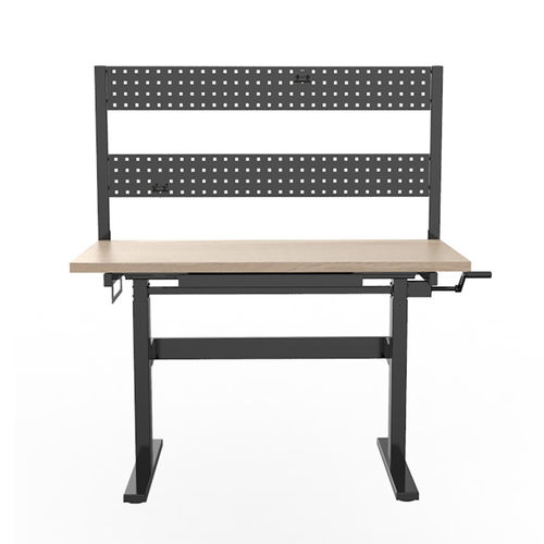 現代風ワークテーブル - WB102 - Loctek Ergonomic Technology Corp. - 木製 / 金属製 / 金属脚