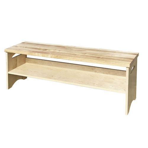 現代風ベンチ - AB-4812 - DIVERSIFIED WOODCRAFTS - 楓材製 / 学校用