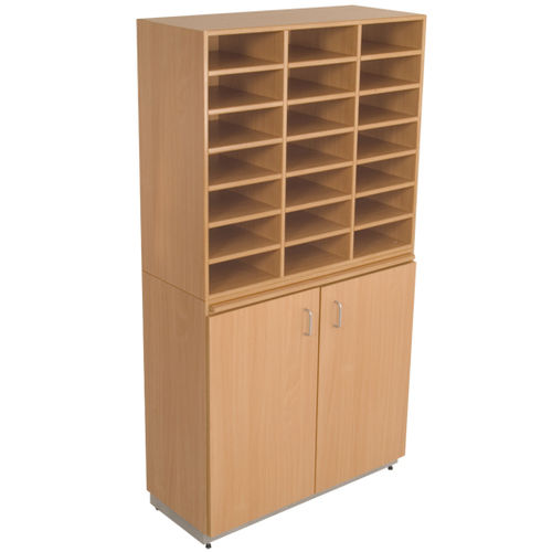 ハイオフィス戸棚 - POST UNIT - ambic educational - MDF / 開き戸付き / 現代風