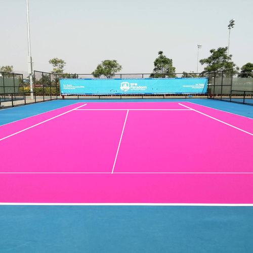 屋内用スポーツ施設用床材 - FLEXFLOOR-EX - KDF - Sports Flooring Production - 屋外用 / アクリル製 / 多目スポーツルーム