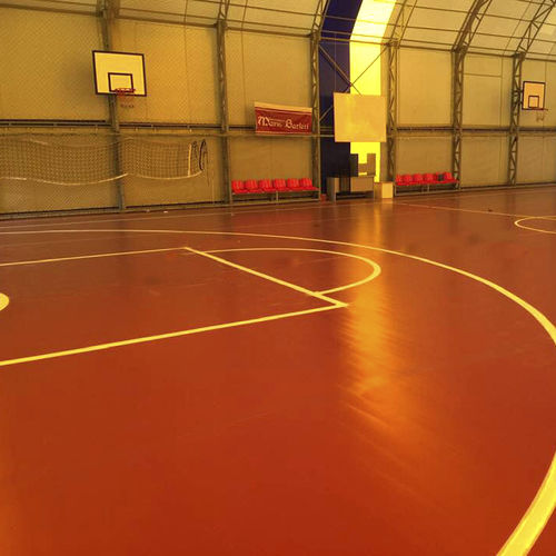 屋内用スポーツ施設用床材 - POLYFLEX PU-IN - KDF - Sports Flooring Production - ポリウレタン製 / 多目スポーツルーム / スポーツグラウンド用