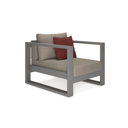 現代風アームチェア - AMBER - SJY FURNITURE - Sunbrella® / アクリル生地 / アルミニウム