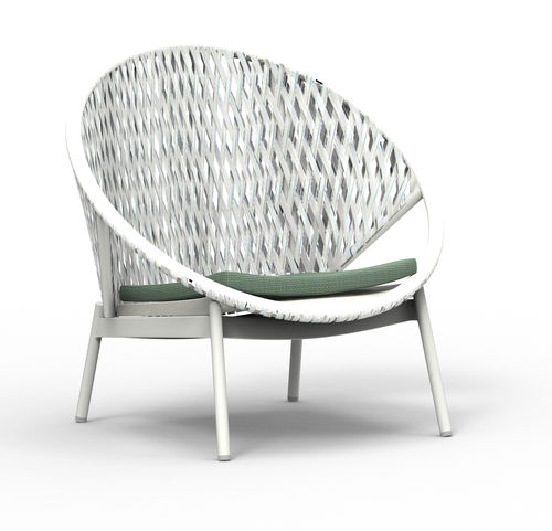 現代風アームチェア - EVIAN - SJY FURNITURE - Sunbrella® / アクリル生地 / 合成ラタン