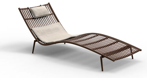 現代風サマーベッド - KITAIBELA - SJY FURNITURE - Sunbrella® / アクリル生地 / 籐製